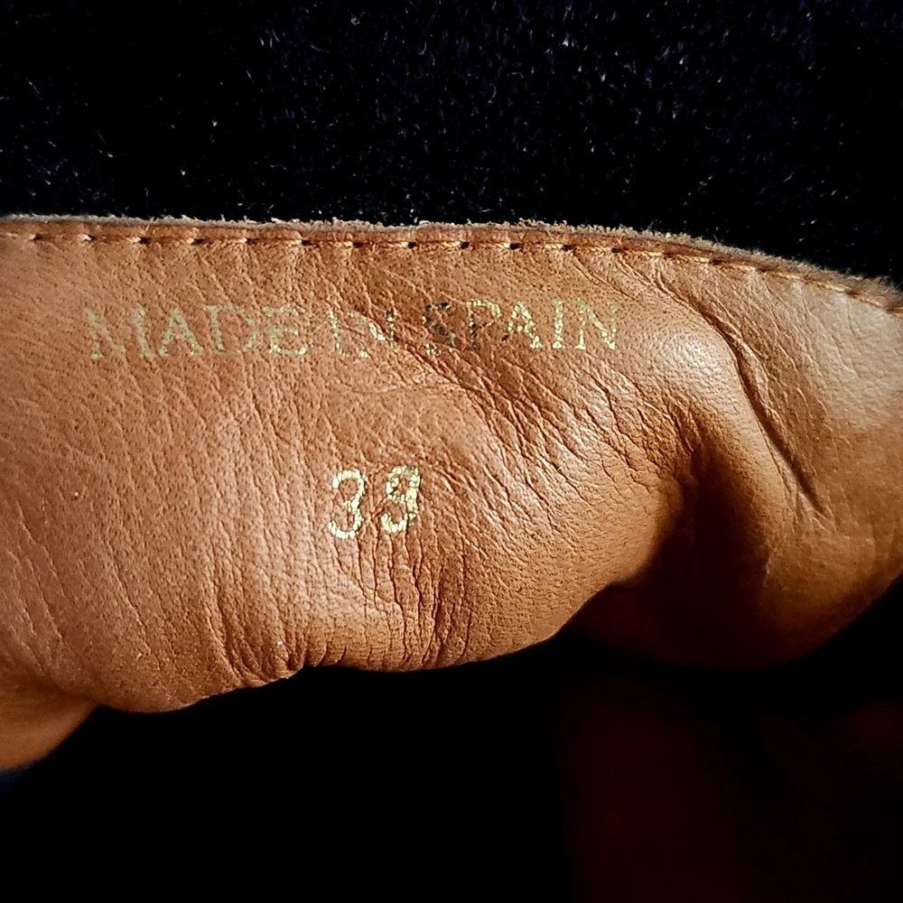 Authentic Chloé black quilted leather wedge sneakers• Size 39 (approx US 8.5–9) - Picture 7 of 14